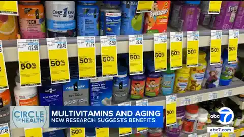 Can taking a daily multivitamin slow down aging? Here's what a new study found