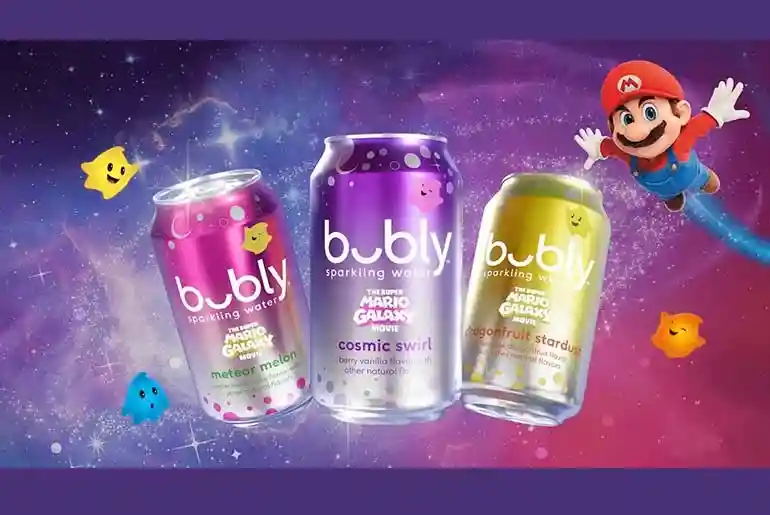 bubly Launches Movie-Themed Flavours and Packs